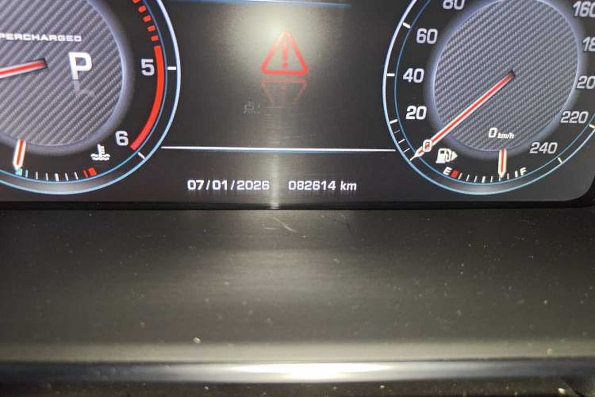 Used Land Rover Range 2013 3.0 TDV6 Vogue Odometer Close Up