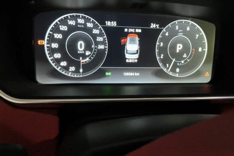 Used Land Rover Range  Odometer Close Up