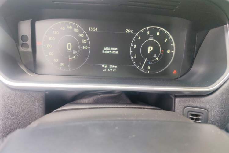 Used Land Rover Range  Odometer Close Up