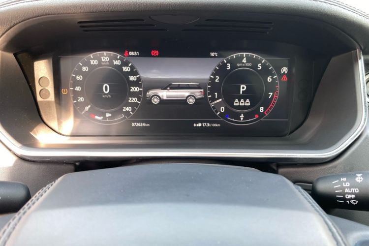 Used Land Rover Range 2018 3.0 SC V6 Vogue Legacy Edition Odometer Close Up