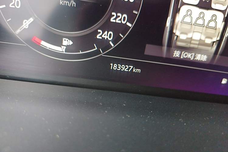 Used Land Rover Range 2018 3.0 SC V6 Vogue SE Long-Wheelbase Edition Odometer Close Up