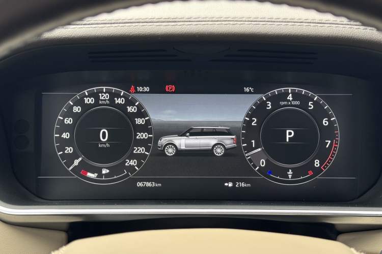 Used Land Rover Range 2018 3.0 SC V6 Vogue Legacy Edition Odometer Close Up