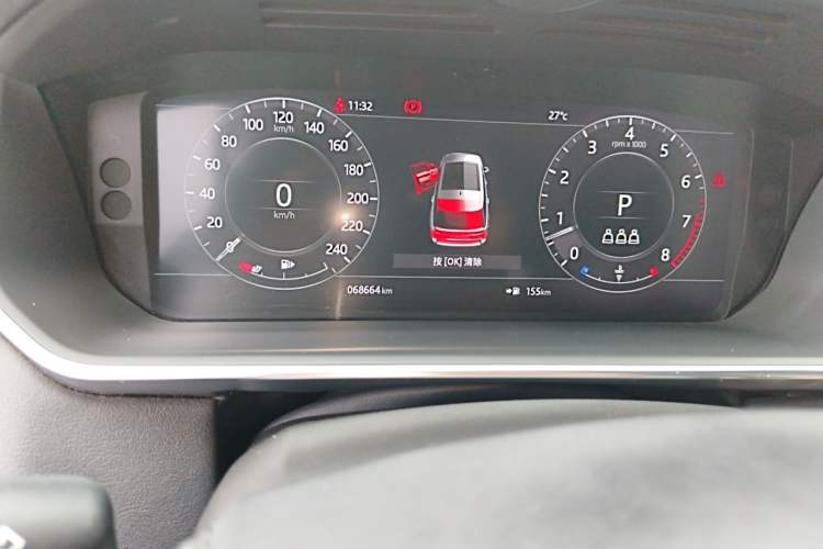 Used Land Rover Range 2018 3.0 SC V6 Grand Edition Odometer Close Up
