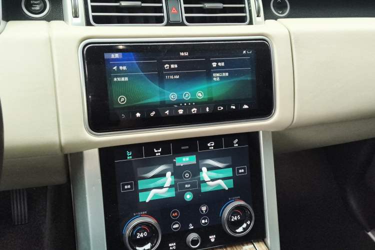 Used Land Rover Range 2019 3.0 SC V6 Long-wheelbase Version Audio And AC Panel