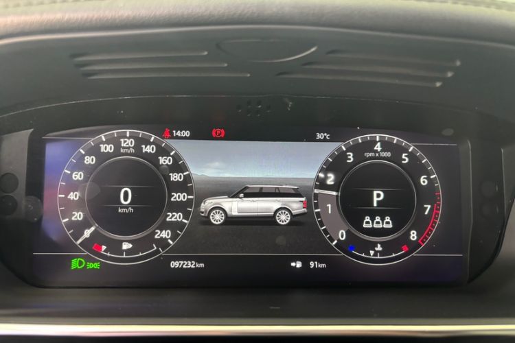 Used Land Rover Range 2019 3.0 SC V6 Grand Edition Odometer Close Up
