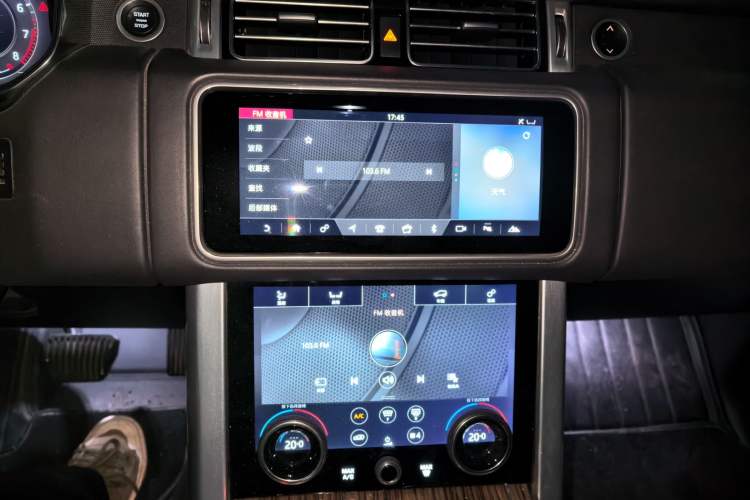 Used Land Rover Range 2019 3.0 SC V6 Long-wheelbase Version Audio And AC Panel