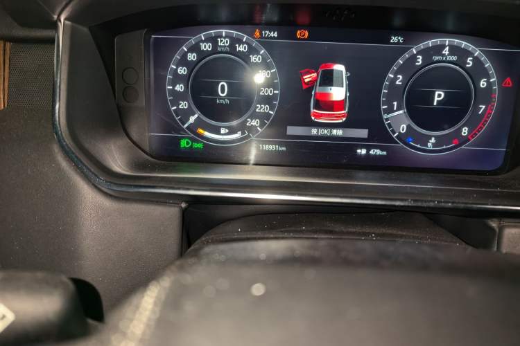 Used Land Rover Range 2019 3.0 SC V6 Long-wheelbase Version Odometer Close Up