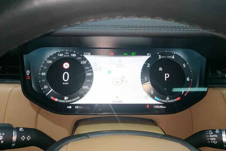 Used Land Rover Range 2023 3.0 L6 400 PS Prestige Seven-Seater Extended Version Instrument Cluster
