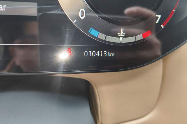 Used Land Rover Range 2024 3.0 L6 400 PS Prestige Extended Version 7-Seater Odometer Close Up