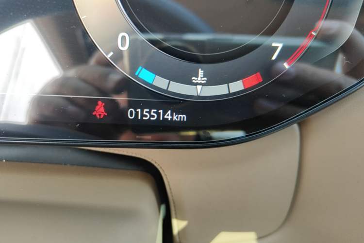 Used Land Rover Range 2024 3.0 L6 400 PS Prestige Extended Version 7-Seater Odometer Close Up