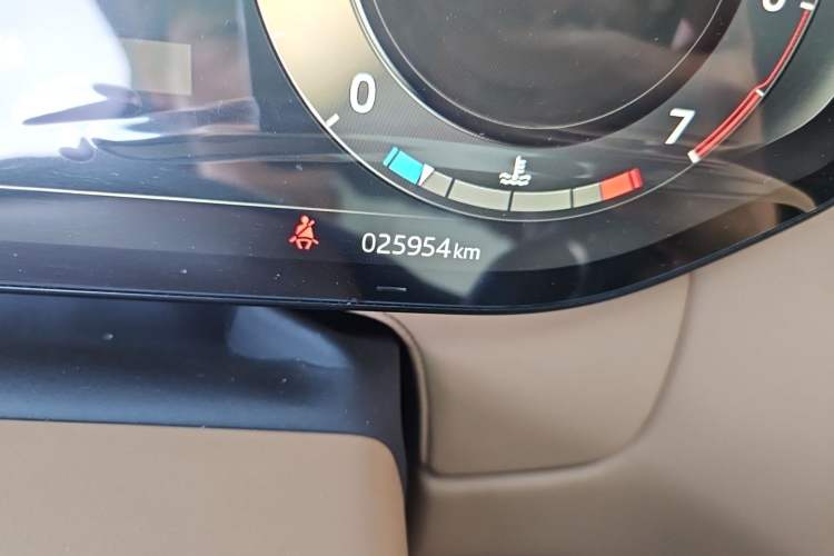 Used Land Rover Range 2025 3.0 L6 400 PS Extended Luxury Edition Odometer Close Up
