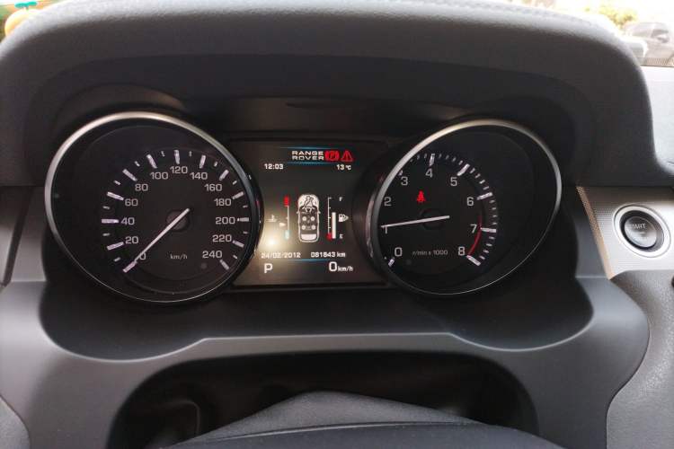 Used Land Rover Range Evoque 2012 2.0T 3-Door Ignite Edition Instrument Cluster