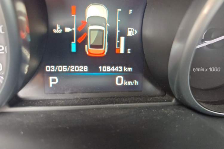 Used Land Rover Range Evoque 2012 2.0T 5-Door Ignite Edition Odometer Close Up