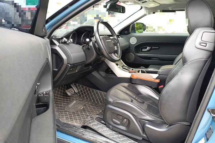 Used Land Rover Range Evoque 2013 2.0T 3-Door Electric Blue Limited Edition Driver Seat