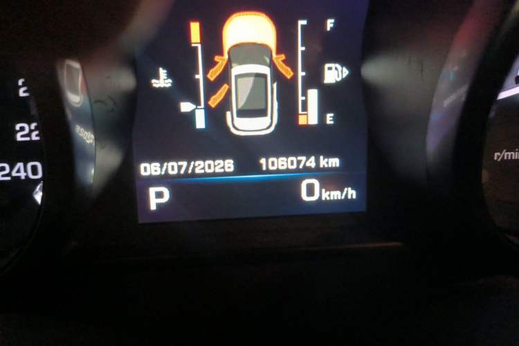Used Land Rover Range Evoque 2013 2.0T 5-Door Ignite Edition Odometer Close Up