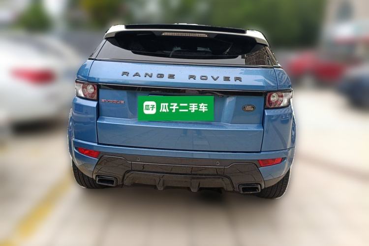 Used Land Rover Range Evoque 2013 2.0T 3-Door Electric Blue Limited Edition Rear