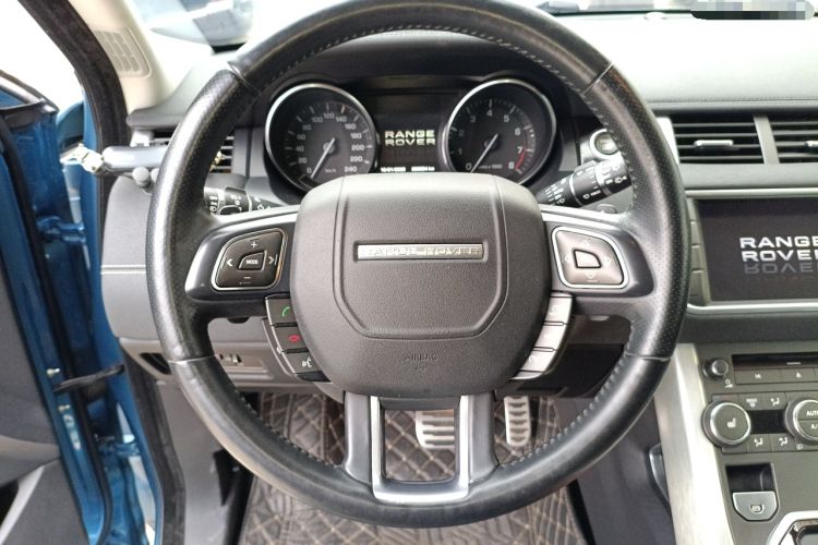 Used Land Rover Range Evoque 2013 2.0T 3-Door Electric Blue Limited Edition Steering Wheel