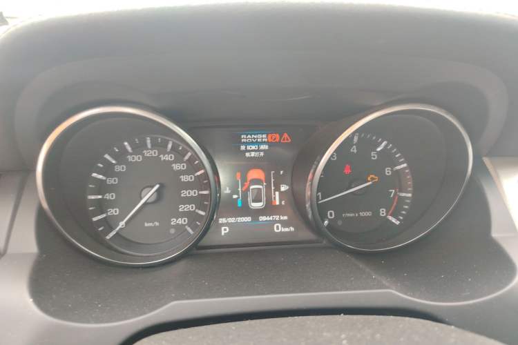 Used Land Rover Range Evoque 2013 2.0T 5-Door YAOZHI Edition Instrument Cluster