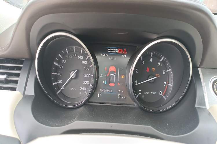 Used Land Rover Range Evoque 2013 2.0T 3-Door YAOZHI Edition Instrument Cluster