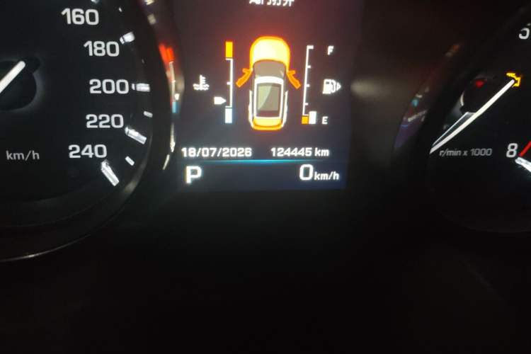 Used Land Rover Range Evoque 2013 2.0T 5-Door Ignite Edition Odometer Close Up