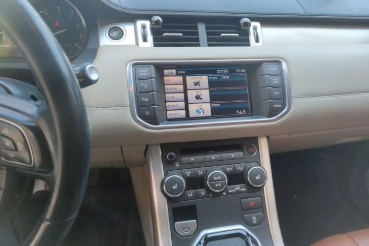 Used Land Rover Range Evoque 2013 2.0T 5-Door YAOZHI Edition Audio And AC Panel