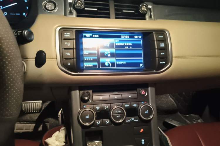 Used Land Rover Range Evoque 2013 2.0T 3-Door YAOZHI Edition Audio And AC Panel