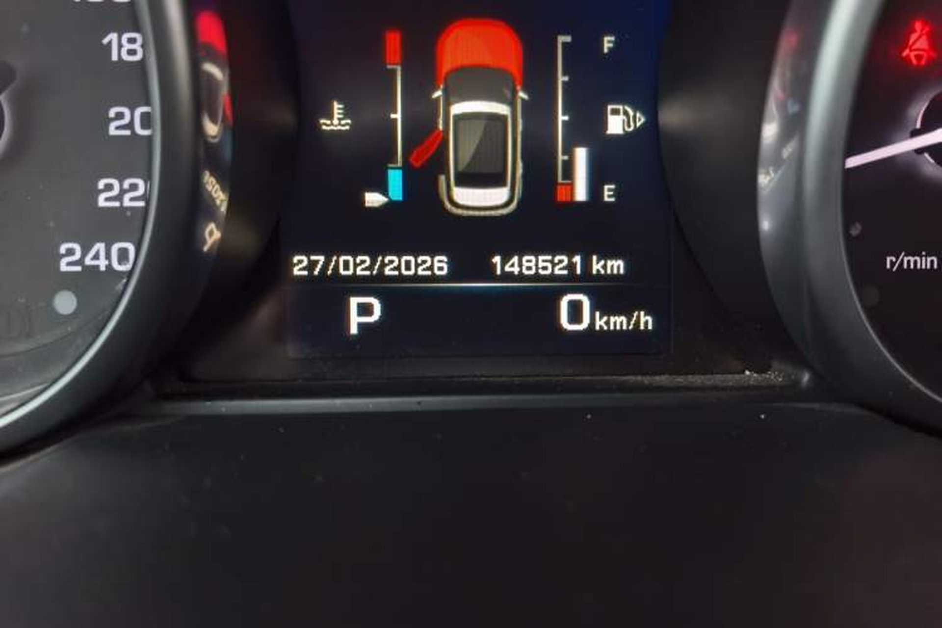 Used Land Rover Range Evoque 2013 2.0T 5-Door Ignite Edition Odometer Close Up