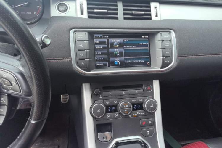 Used Land Rover Range Evoque 2014 2.0T 5-Door Ignite Edition Audio And AC Panel