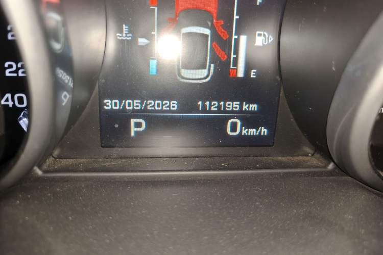 Used Land Rover Range Evoque 2014 2.0T 5-Door Ignite Edition Odometer Close Up