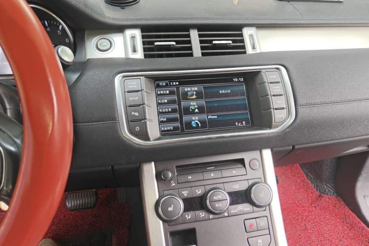 Used Land Rover Range Evoque 2015 2.0T Five-Door Zhiyao Edition Audio And AC Panel
