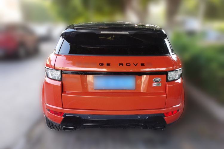 Used Land Rover Range Evoque 2015 2.0T Orange Edition Limited Model Rear