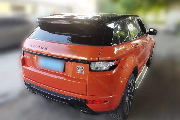 Used Land Rover Range Evoque 2015 2.0T Orange Edition Limited Model Rear Right 45 Deg