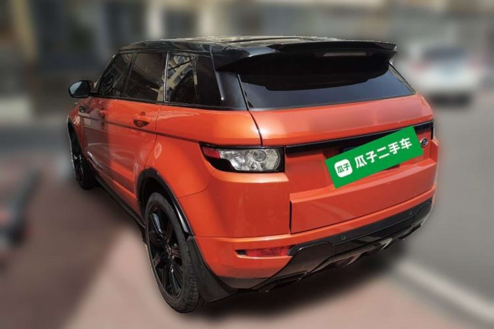 Used Land Rover Range Evoque 2015 2.0T Orange Edition Limited Model Rear Left 45 Deg
