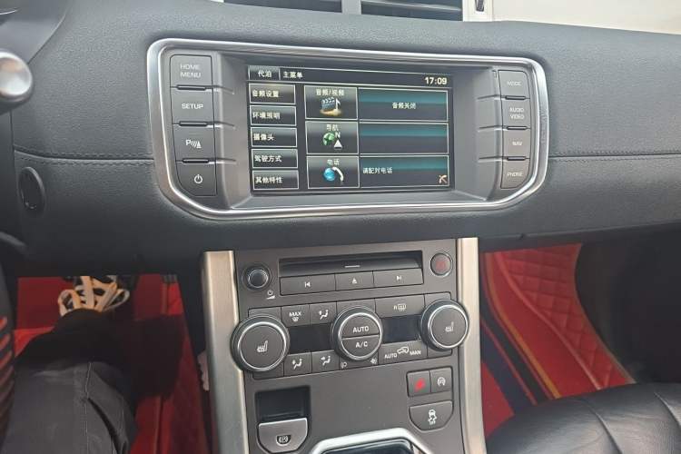 Used Land Rover Range Evoque 2015 2.0T Five-Door Zhiyao Edition Audio And AC Panel