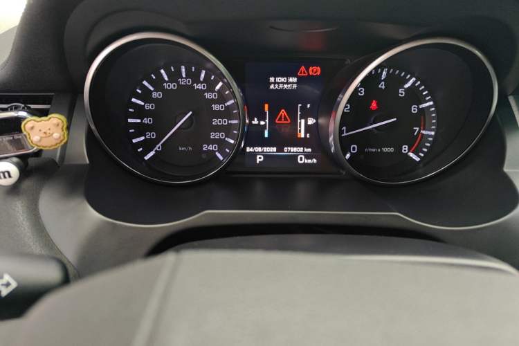 Used Land Rover Range Evoque 2015 2.0T Five-Door Zhiyao Edition Odometer Close Up