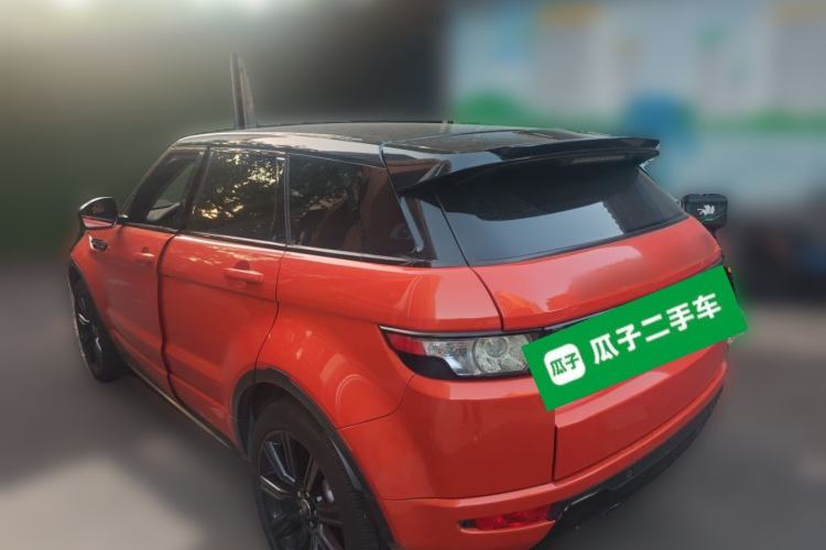 Used Land Rover Range Evoque 2015 2.0T Orange Edition Limited Model Rear Left 45 Deg