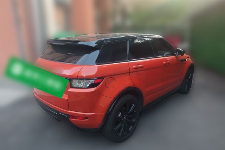 Used Land Rover Range Evoque 2015 2.0T Orange Edition Limited Model Rear Right 45 Deg