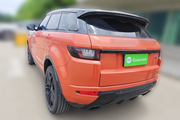 Used Land Rover Range Evoque 2016 2.0T Orange Edition Limited Model Rear Left 45 Deg