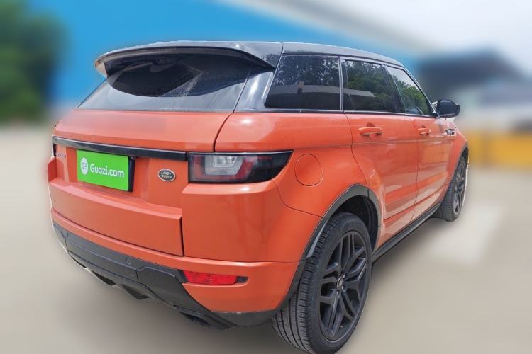 Used Land Rover Range Evoque 2016 2.0T Orange Edition Limited Model Rear Right 45 Deg