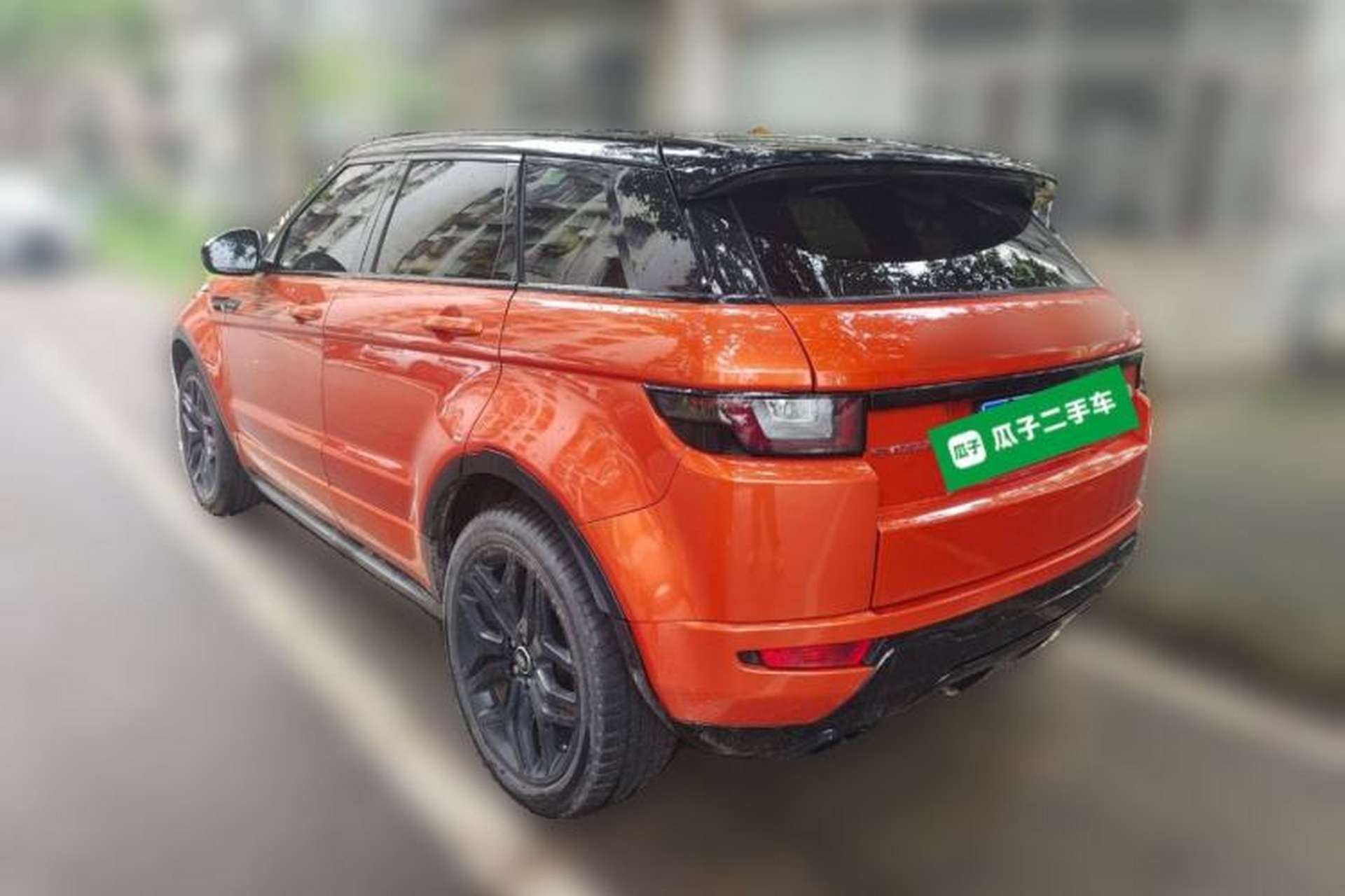 Used Land Rover Range Evoque 2016 2.0T Orange Edition Limited Model Rear Left 45 Deg