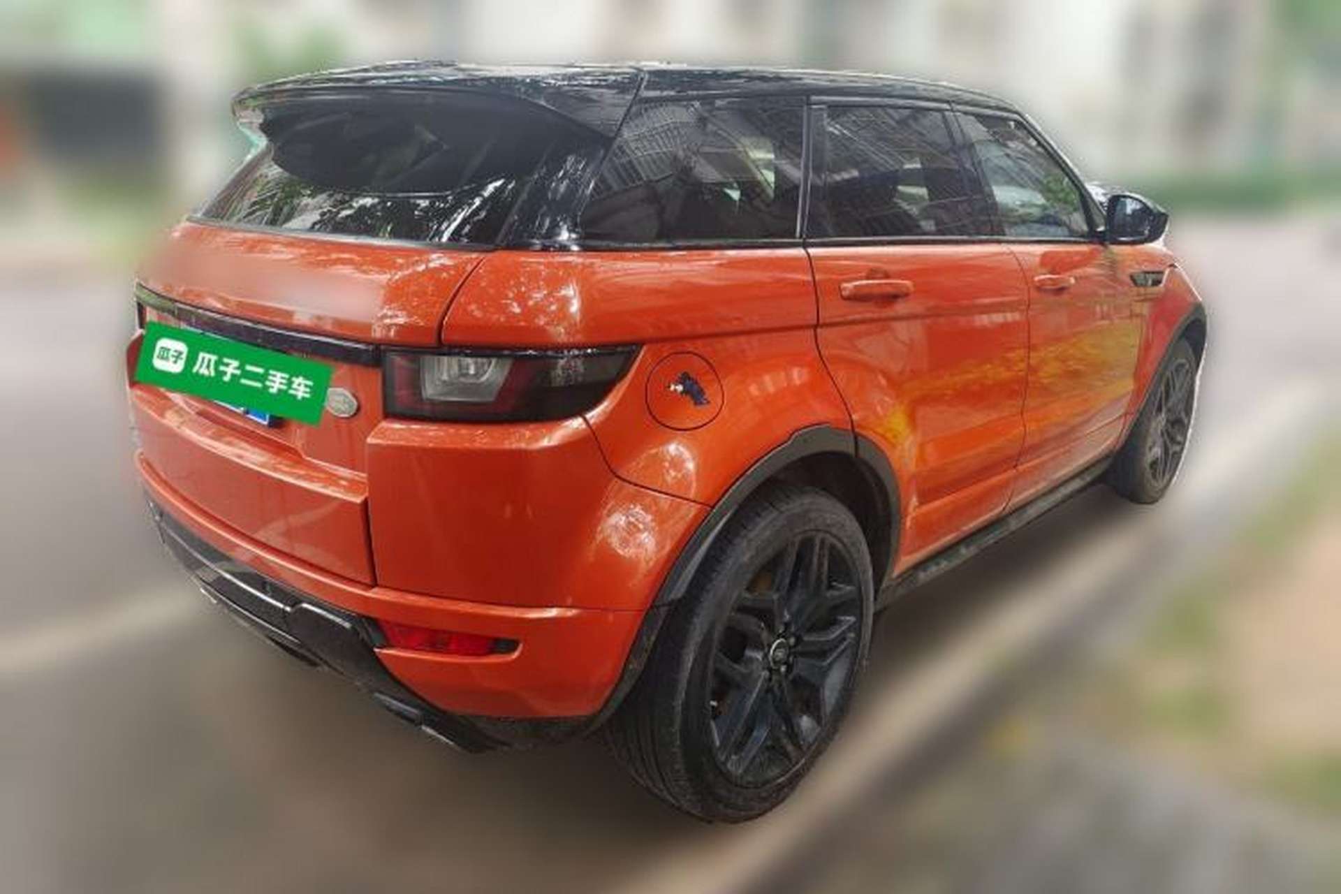 Used Land Rover Range Evoque 2016 2.0T Orange Edition Limited Model Rear Right 45 Deg