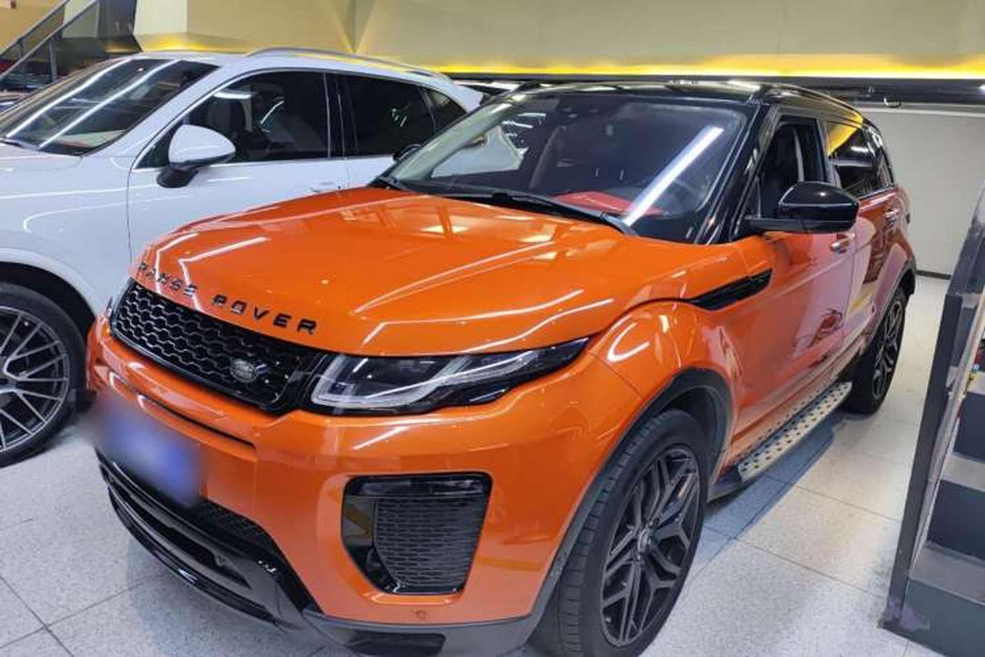 Used Land Rover Range Evoque 2016 2.0T Orange Edition Limited Model Front Left 45 Deg