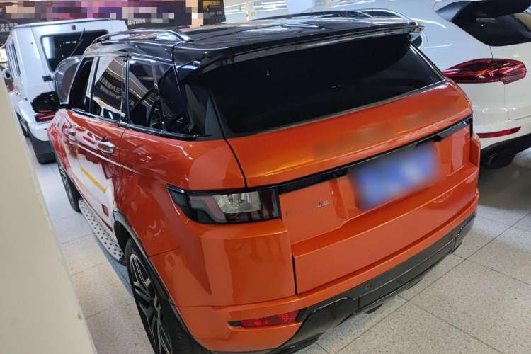 Used Land Rover Range Evoque 2016 2.0T Orange Edition Limited Model Rear Left 45 Deg