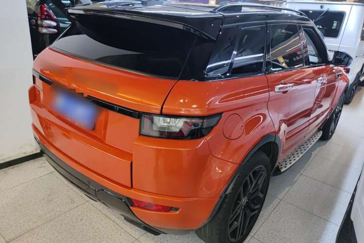 Used Land Rover Range Evoque 2016 2.0T Orange Edition Limited Model Rear Right 45 Deg