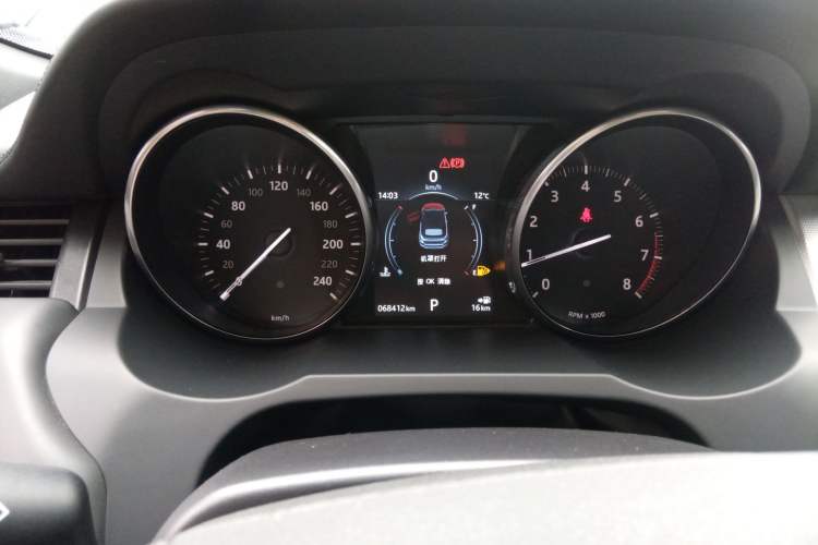 Used Land Rover Range Evoque 2017 2.0T Convertible Edition Instrument Cluster