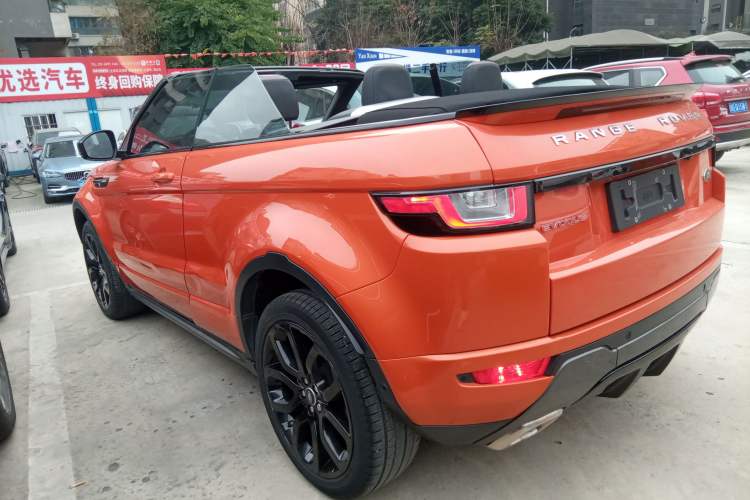 Used Land Rover Range Evoque 2017 2.0T Convertible Edition Rear Left 45 Deg