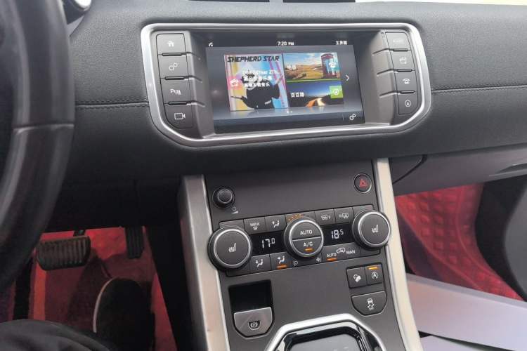 Used Land Rover Range Evoque 2017 2.0T British-Style Prestige Edition Audio And AC Panel