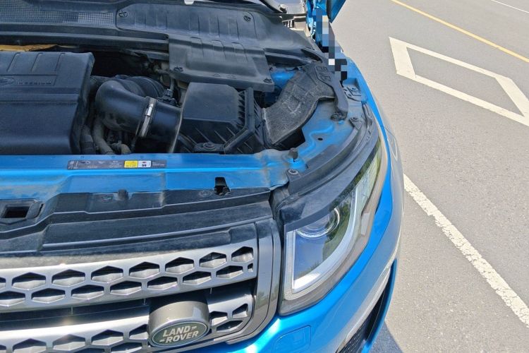 Used Land Rover Range Evoque 2018 240 PS Dream Lotus Lake Blue Limited Edition Engine Bay Left