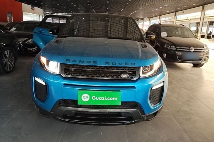 Used Land Rover Range Evoque 2018 240 PS Dream Lotus Lake Blue Limited Edition Front