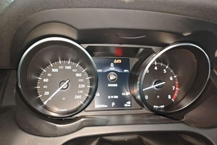 Used Land Rover Range Evoque 2018 240 PS Dream Lotus Lake Blue Limited Edition Instrument Cluster